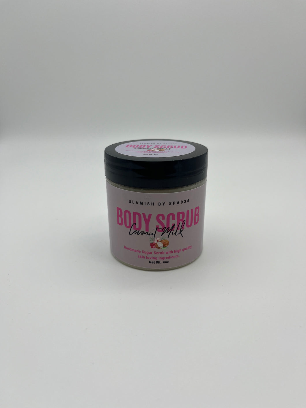 Coconut milk body scrub