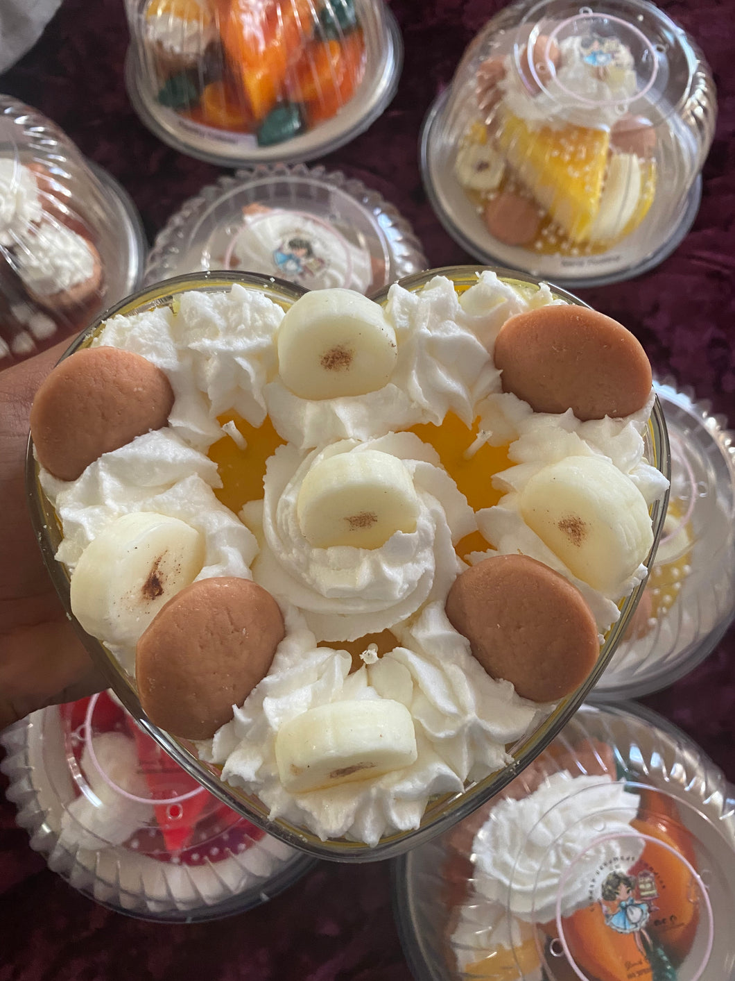 Banana Pudding (heart shaped)