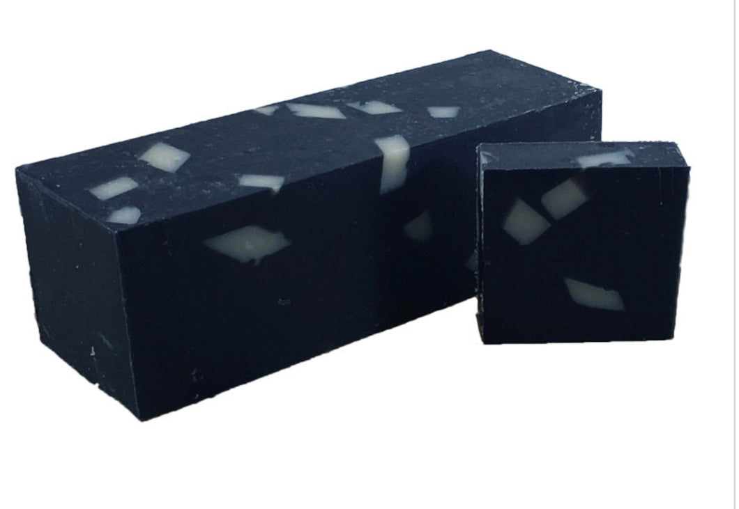 Charcoal aloe soap