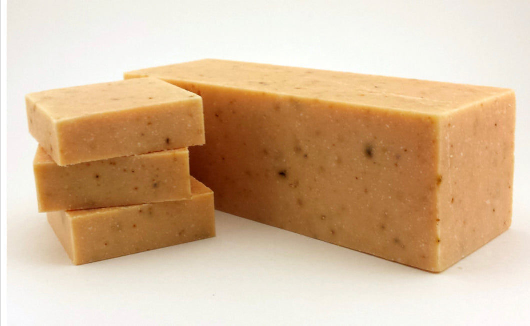 Lemon spice Greek yogurt soap